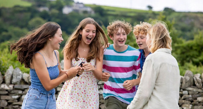 Assistenza e sicurezza durante una vacanza studio LISA! di inglese a Ennis Gruppo di studenti durante un’attività supervisionata in una vacanza studio LISA! di inglese a Ennis, Irlanda