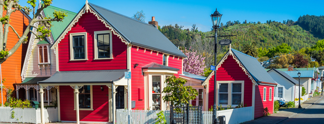 LISA-Sprachreisen-Erwachsene-Englisch-Neuseeland-Nelson-Ort-Schoene-Haeuser-Strasse LISA-Sprachreisen-Erwachsene-Englisch-Neuseeland-Nelson-Ort-Schoene-Haeuser-Strasse