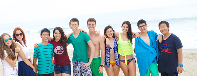 LISA-Sprachreisen-Schueler-Englisch-USA-Los-Angeles-Malibu-Strand-Meer-Handtuch LISA-Sprachreisen-Schueler-Englisch-USA-Los-Angeles-Malibu-Strand-Meer-Handtuch